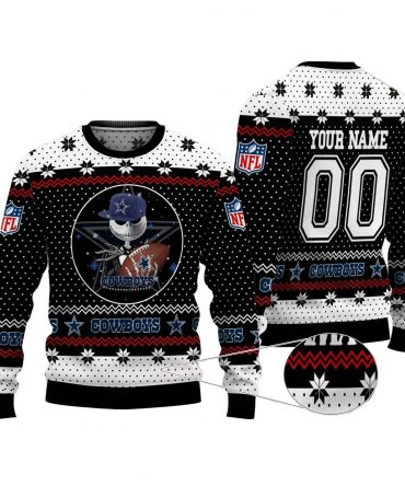 Dallas Cowboys Personalized Woolen Sweater BG27