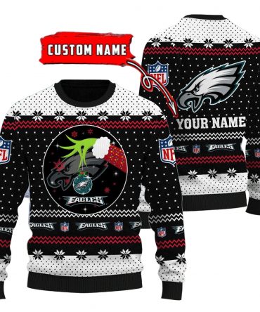 Philadelphia Eagles Personalized Woolen Sweater BG58