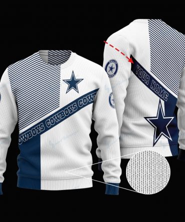 Dallas Cowboys Personalized Woolen Sweater BG17
