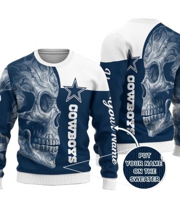 Dallas Cowboys Personalized Sweater 13