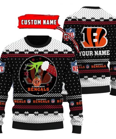 Cincinnati Bengals Personalized Woolen Sweater BG41