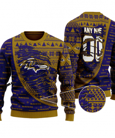Baltimore Ravens Woolen Sweater 140