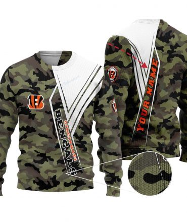 Cincinnati Bengals Personalized Woolen Sweater BG15