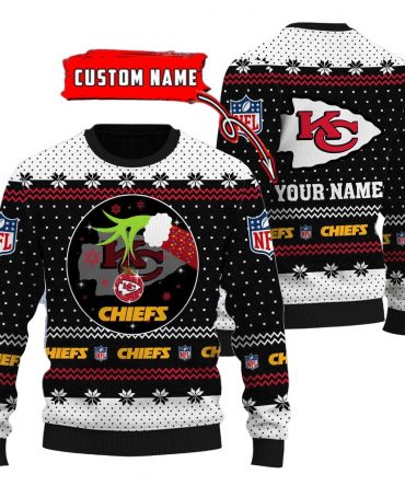 Kansas City Chiefs Personalized Woolen Sweater BG50