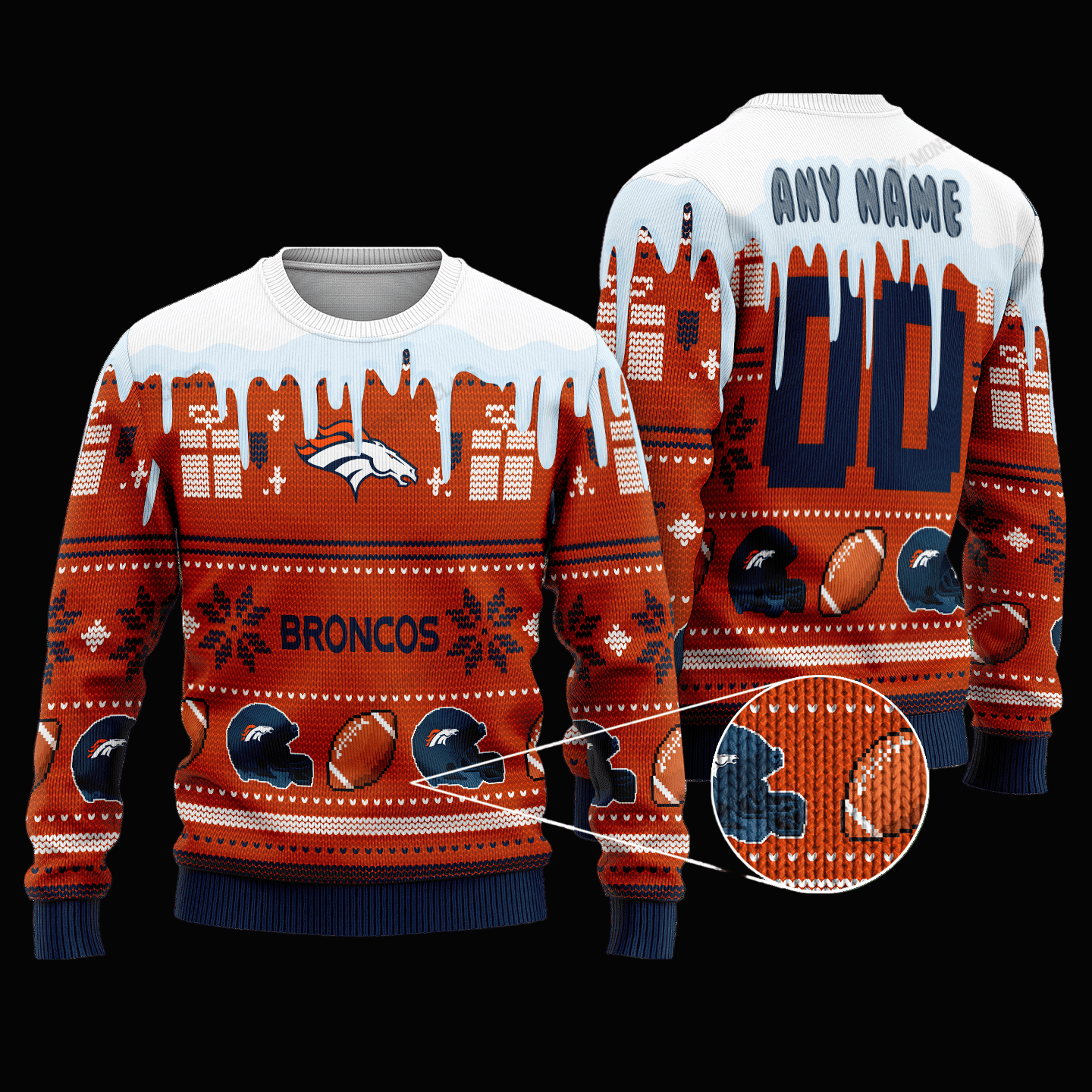 Denver Broncos Woolen Sweater 179