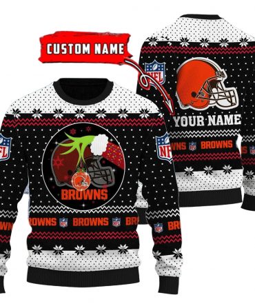 Cleveland Browns Personalized Woolen Sweater BG42