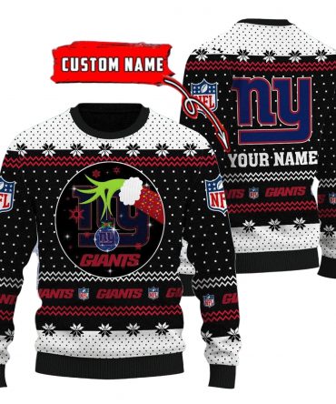 New York Giants Personalized Woolen Sweater BG55