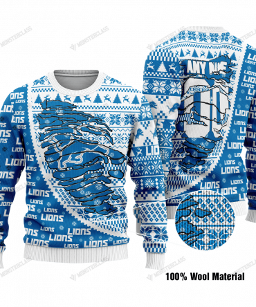 Detroit Lions Woolen Sweater 126