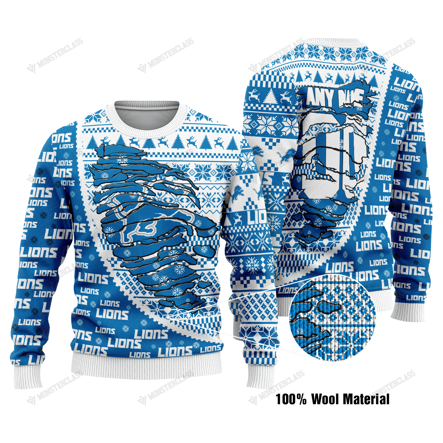 Detroit Lions Woolen Sweater 126