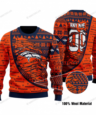 Denver Broncos Woolen Sweater 124