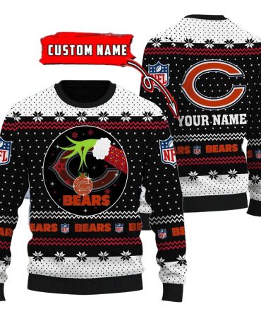 Chicago Bears Personalized Woolen Sweater BG40