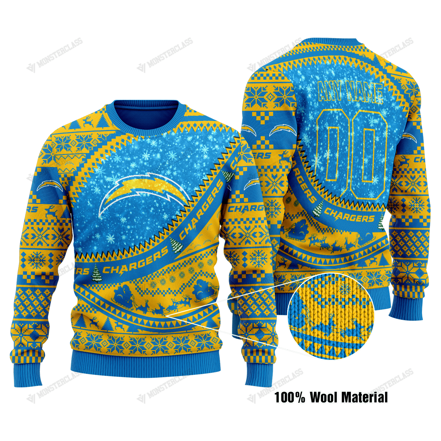 Los Angeles Chargers Woolen Sweater 122