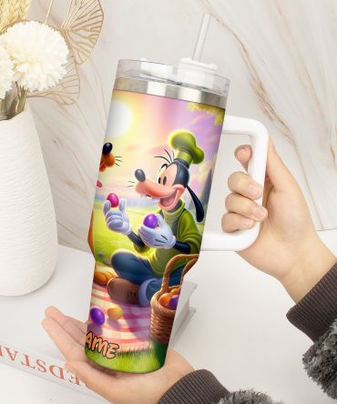 Goofy Themed Personalized Tumbler with Straw - Fun & Durable Drinkware