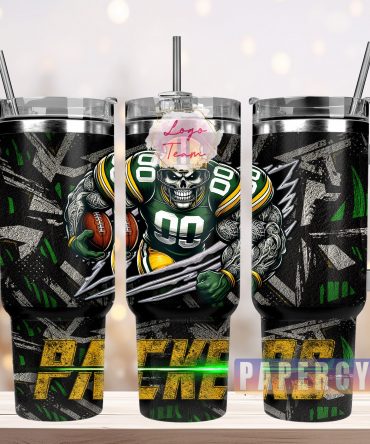 Skull Football Fan Tumbler - Double-Wall Insulated Stainless Steel