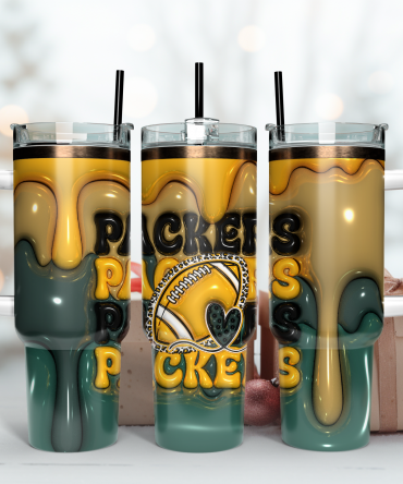 Stylish Football-Themed Insulated Tumbler - Perfect Gift for Fans