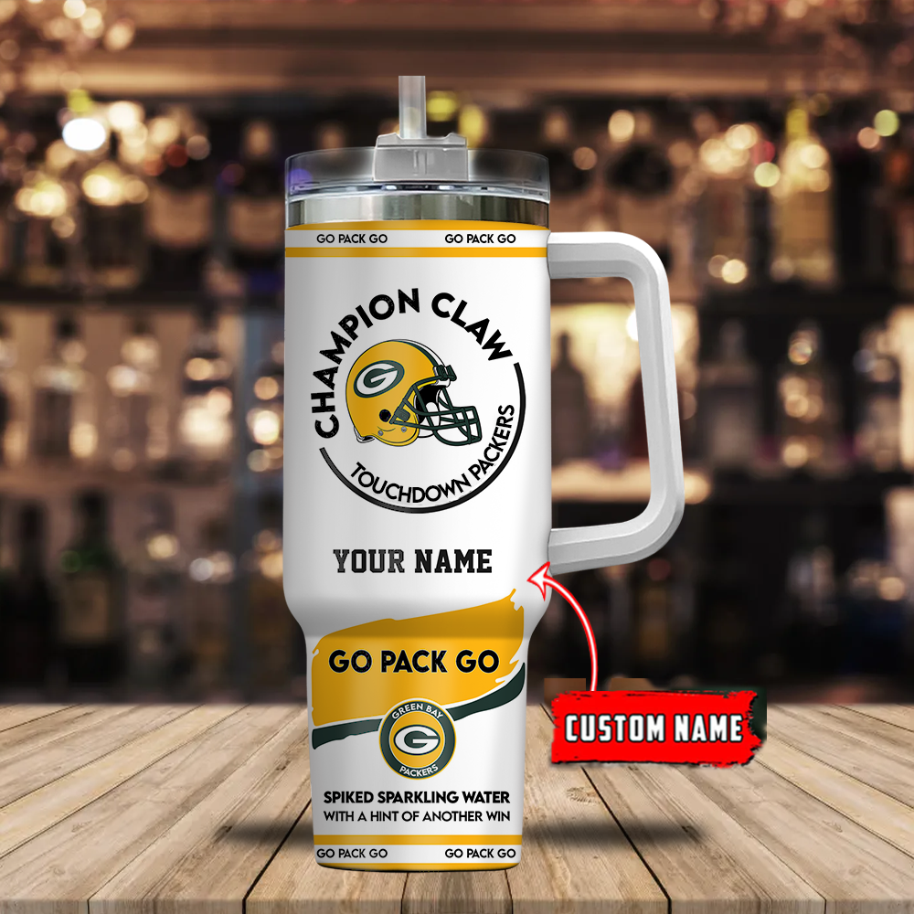 Custom Champion Claw Mug - Personalized Touchdown Packers Fan Gift - Image 2