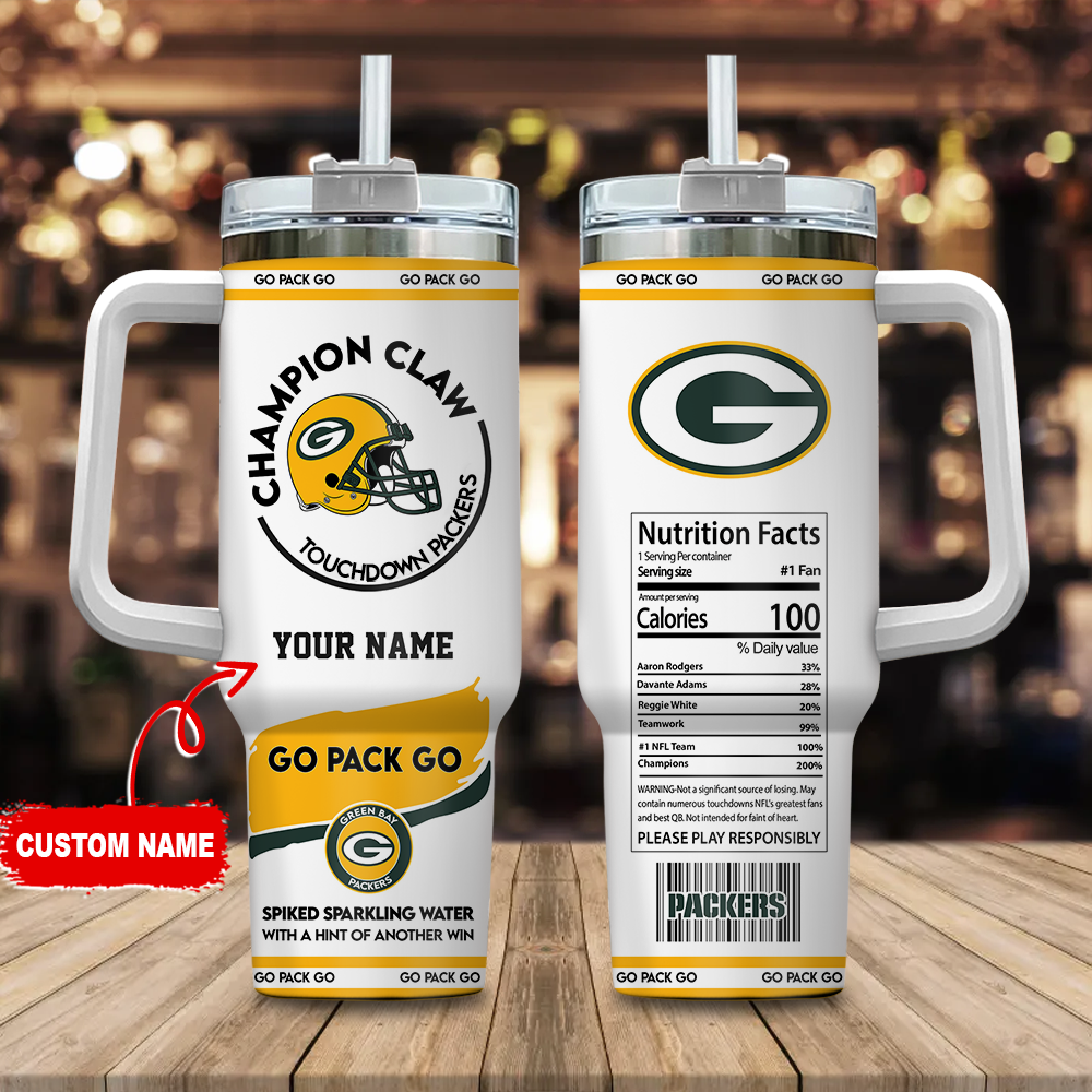 Custom Champion Claw Mug - Personalized Touchdown Packers Fan Gift