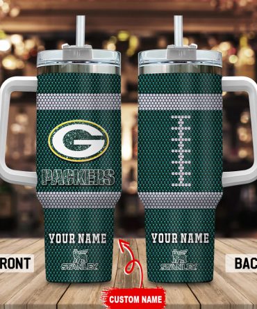 Custom Name Football Tumbler with Handle - Perfect Gift for Fans