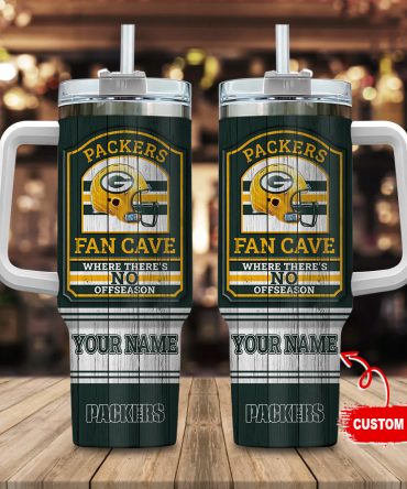 Custom Name Packers Fan Cave Tumbler - Perfect Gift for Fans