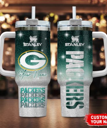 Customizable Stanley Packers Tumbler with Handle - Show Your Team Spirit!