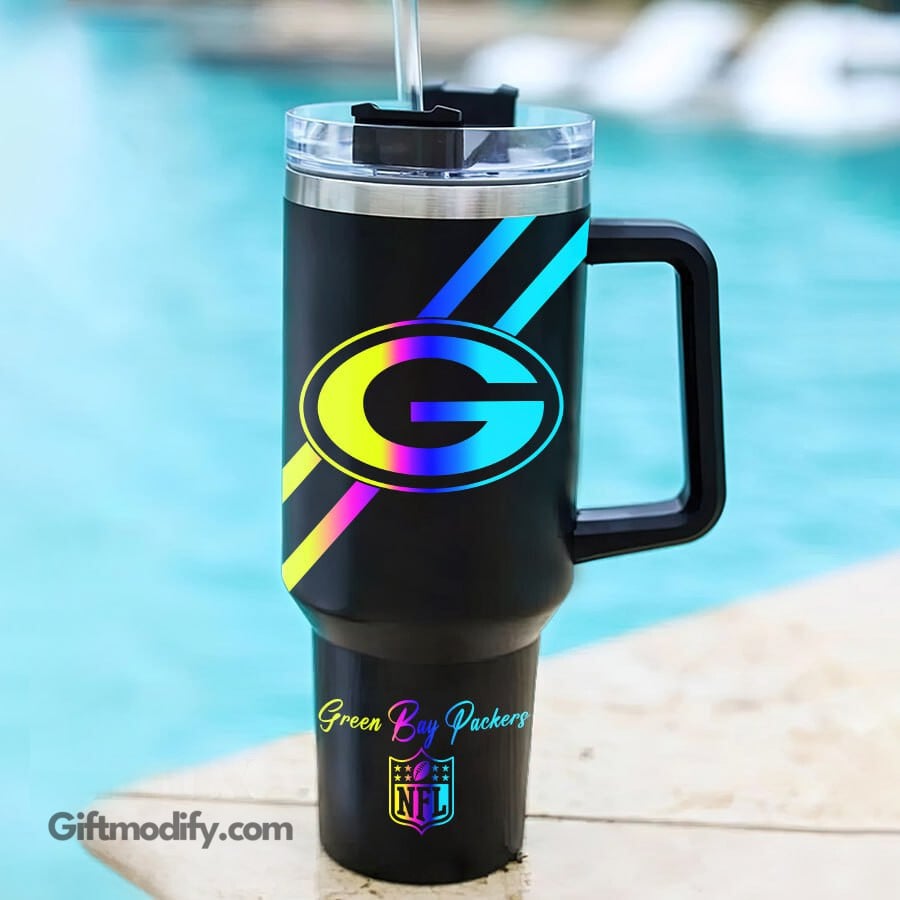 Custom Name Insulated Tumbler with Handle - Personalized Travel Mug - Image 2