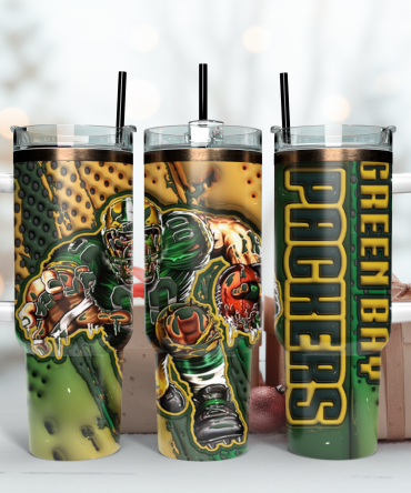 Green Bay Packers Tumbler Cup - Ultimate Fan Gift for Game Day