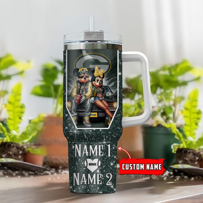 Custom Green Bay Football Lovers Tumbler - Personalized Fan Gift - Image 2