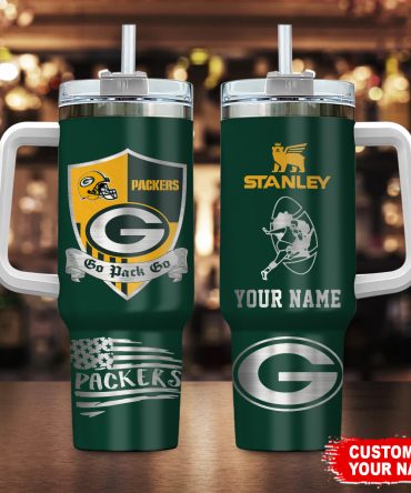 Personalized NFL Team Tumbler with Handle - Custom Name & Logo Design