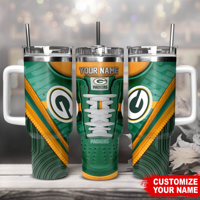 Customizable Green Bay Packers Tumbler - Personalized with Your Name