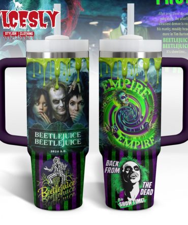 Beetlejuice Inspired Travel Mug - Spooky Fun for Fans