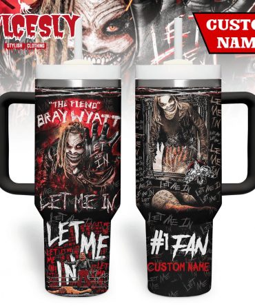 Custom Name Horror-Themed Travel Mug - Personalized Creepy Design