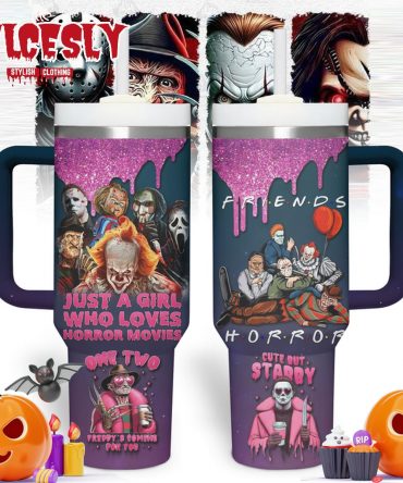 Horror Movie Lovers Tumbler - Unique Gift for Halloween Fans