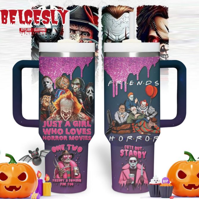 Horror Movie Lovers Tumbler - Unique Gift for Halloween Fans