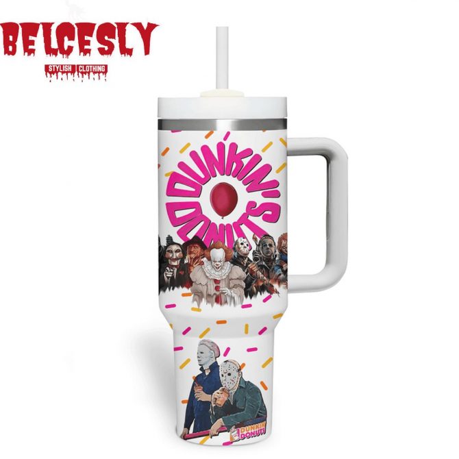 Horror Icons Coffee Tumbler - Unique Collector's Mug for Halloween Enthusiasts - Image 4