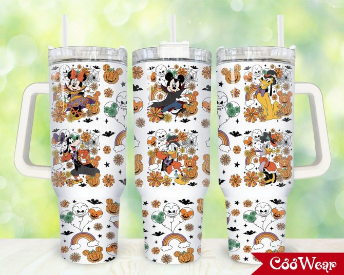 Magical Halloween Character Tumbler with Handle & Straw - 40oz