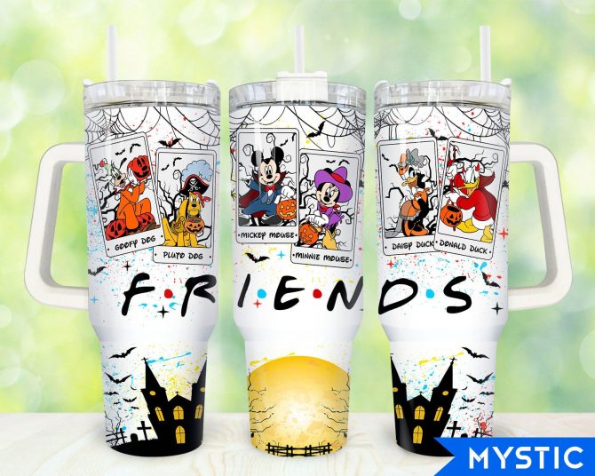Halloween Friends Tumbler Cup - Mickey, Minnie & More | Spooky Fun