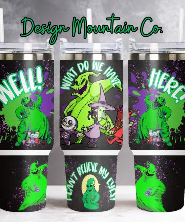 Spooky Vibes Tumbler - Halloween-Themed Insulated Drinkware with Fun Characters