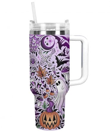 Halloween Pattern Custom Stanley Cup 40 oz 30 oz Tumbler With Handle