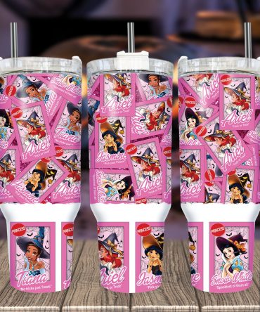 Enchanting Princess Tumbler - Insulated, Spill-Proof, 40oz Travel Mug