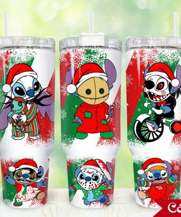 Festive Holiday Character Tumbler - Double-Walled Insulated Travel Mug