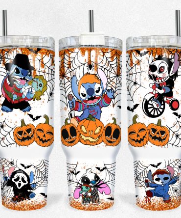 Halloween Horror Character Tumbler for Spooky Sips