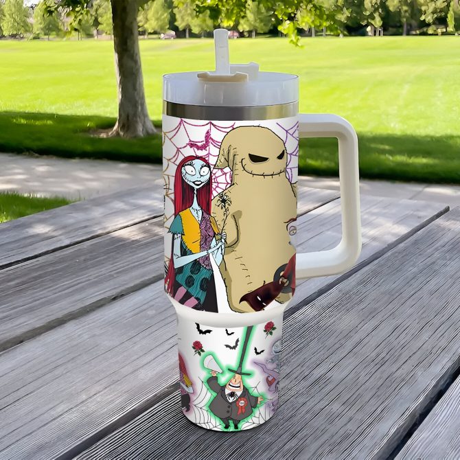 Spooky Character Travel Mug - Insulated, Spill-Proof, Perfect for Halloween - Image 4