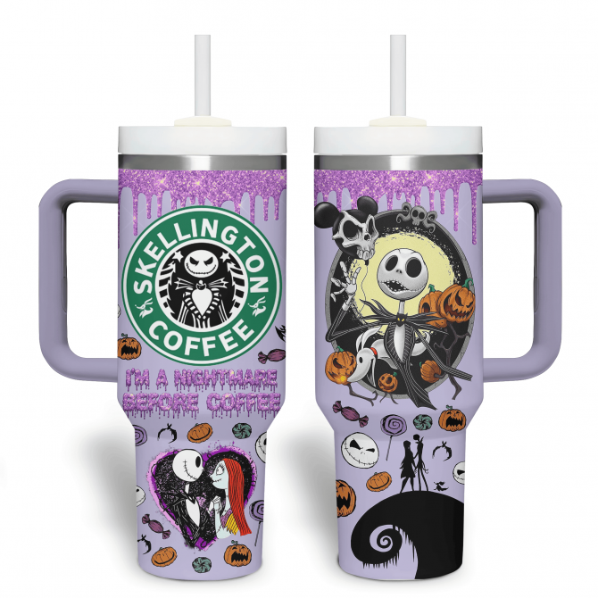 Spooky Skellington Coffee Mug - Perfect for Halloween Lovers - Image 2