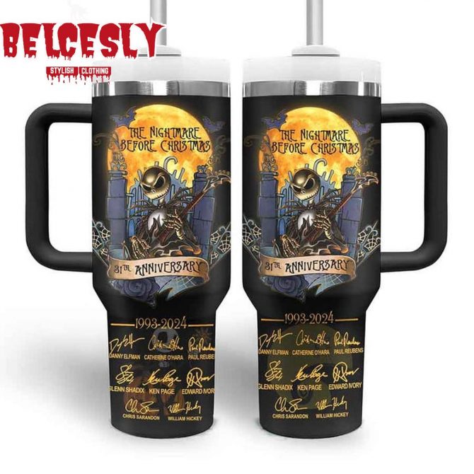 Limited Edition 31st Anniversary Nightmare Before Christmas Tumbler - Image 3