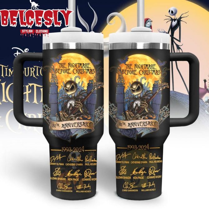 Limited Edition 31st Anniversary Nightmare Before Christmas Tumbler - Image 2