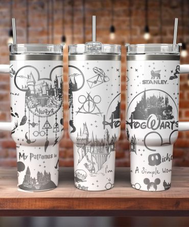 Harry Potter Movies Custom Stanley Quencher 40oz Stainless Steel Tumbler With Handle