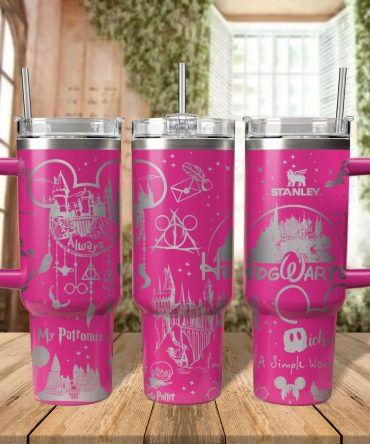 Harry Potter Movies Custom Stanley Quencher 40oz Stainless Steel Tumbler With Handle