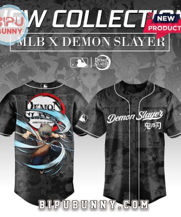 Hashibira Inosuke Demon Slayer x MLB Baseball Jersey