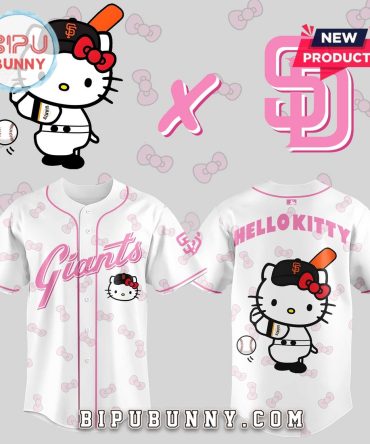 Hello Kitty x San Francisco Giants 2025 Baseball Jersey