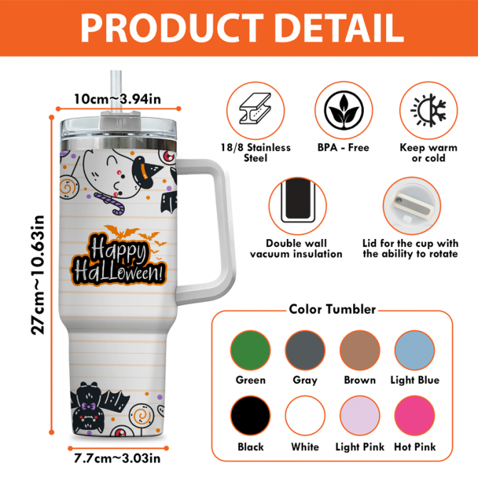 Hocus Pocus Movies Custom Stanley Quencher 40oz Stainless Steel Tumbler With Handle - Image 6